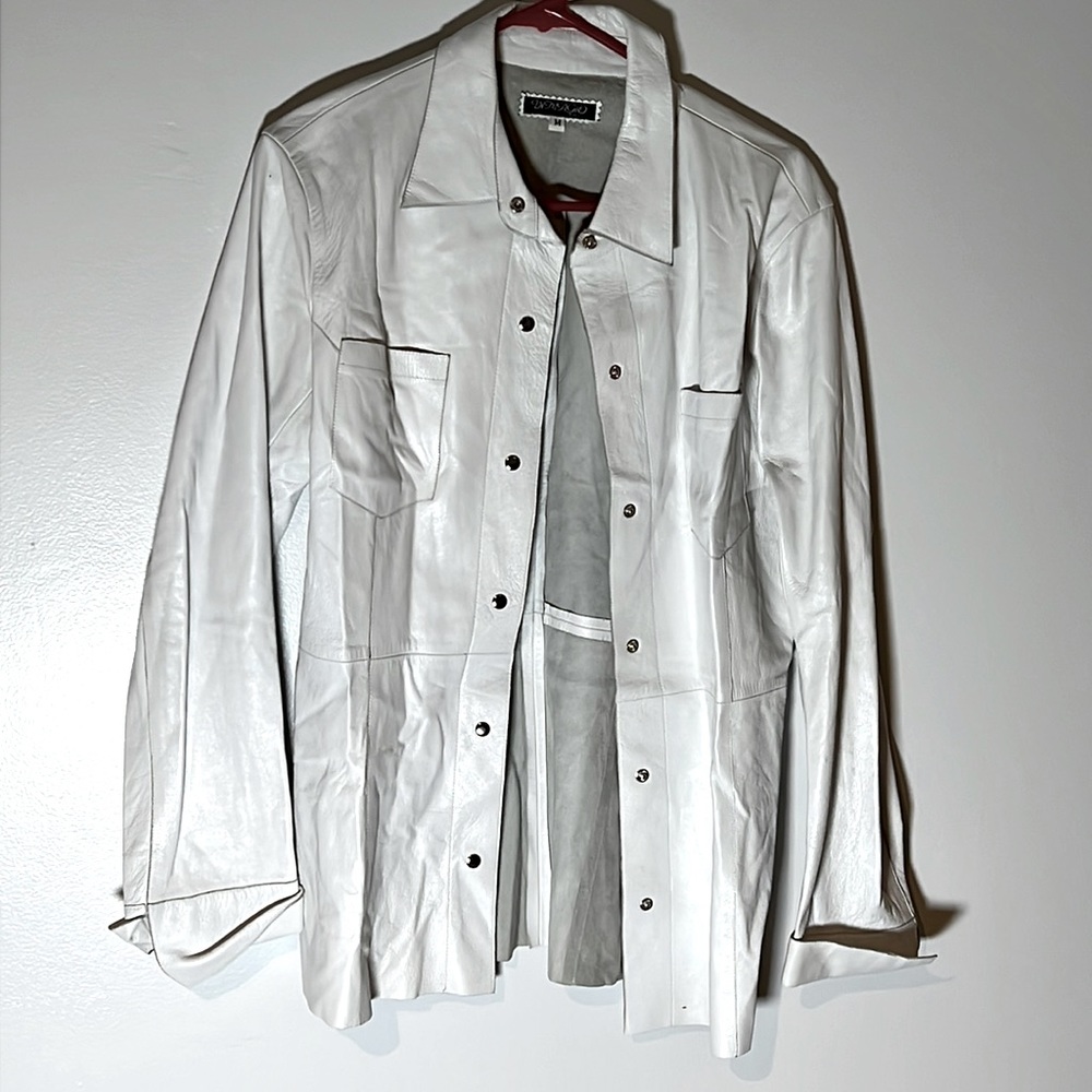 White Leather Jacket - image 1